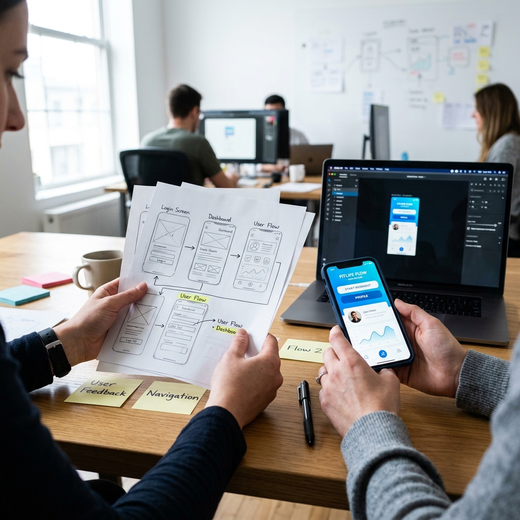 Concevoir les interfaces d'application mobile