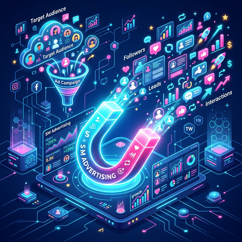 Illustration Expertise Social Ads