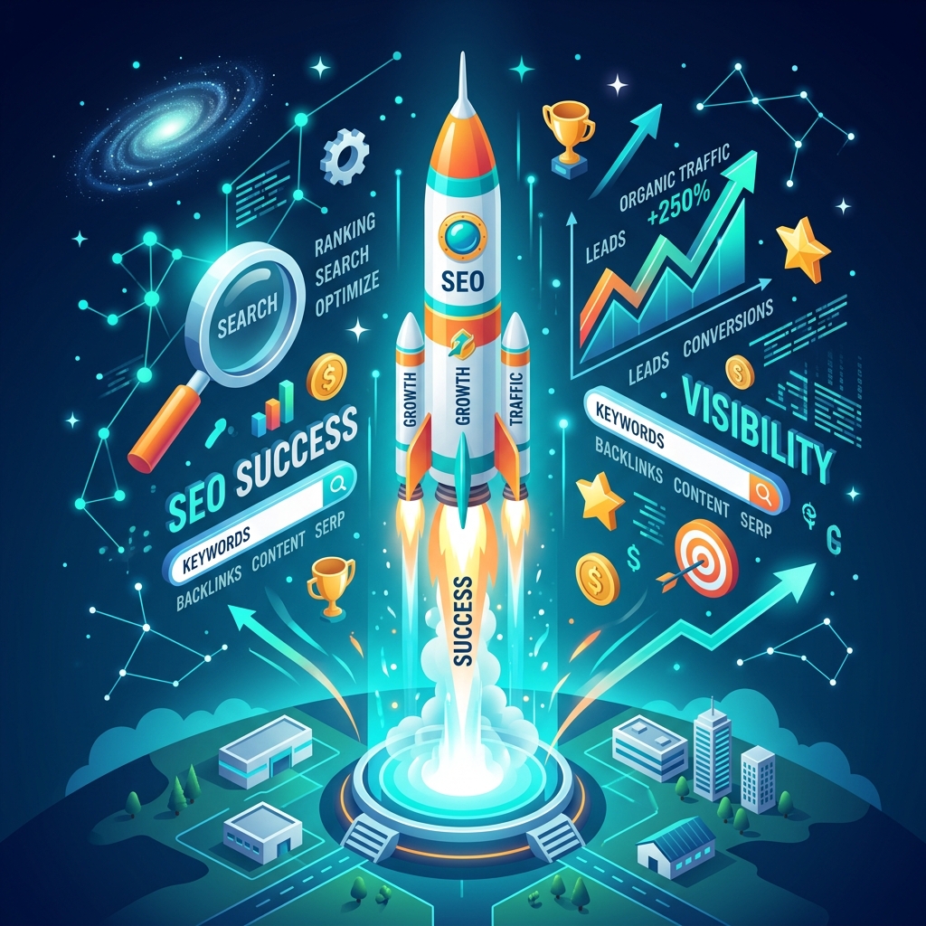 Illustration Fusée SEO Méthodologie